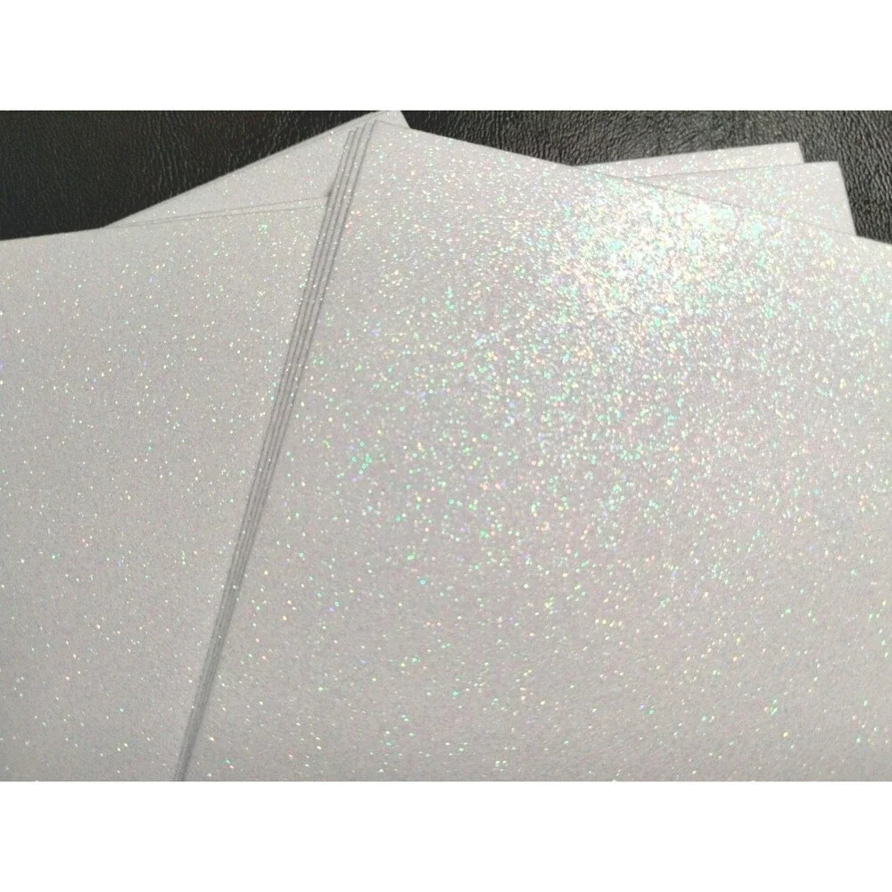 Harmony Paper Inkjet Printable Glitter A2 Envelopes, 20 Pack, Crystal White, NEW